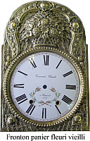 Panier fleuri vieilli